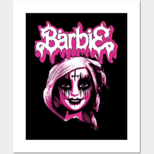 Barbie metal Posters and Art